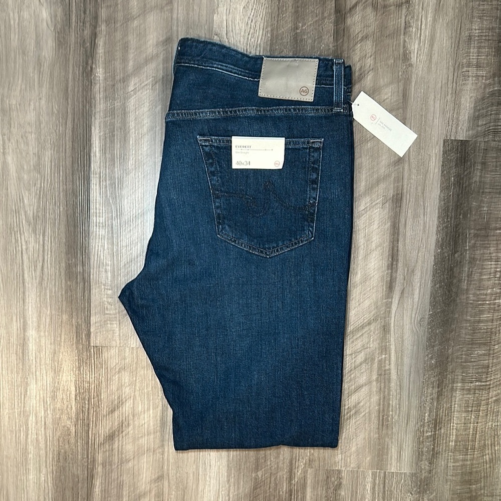 AG Adriano Goldschmied Everett Slim Straight Jeans - 40x34